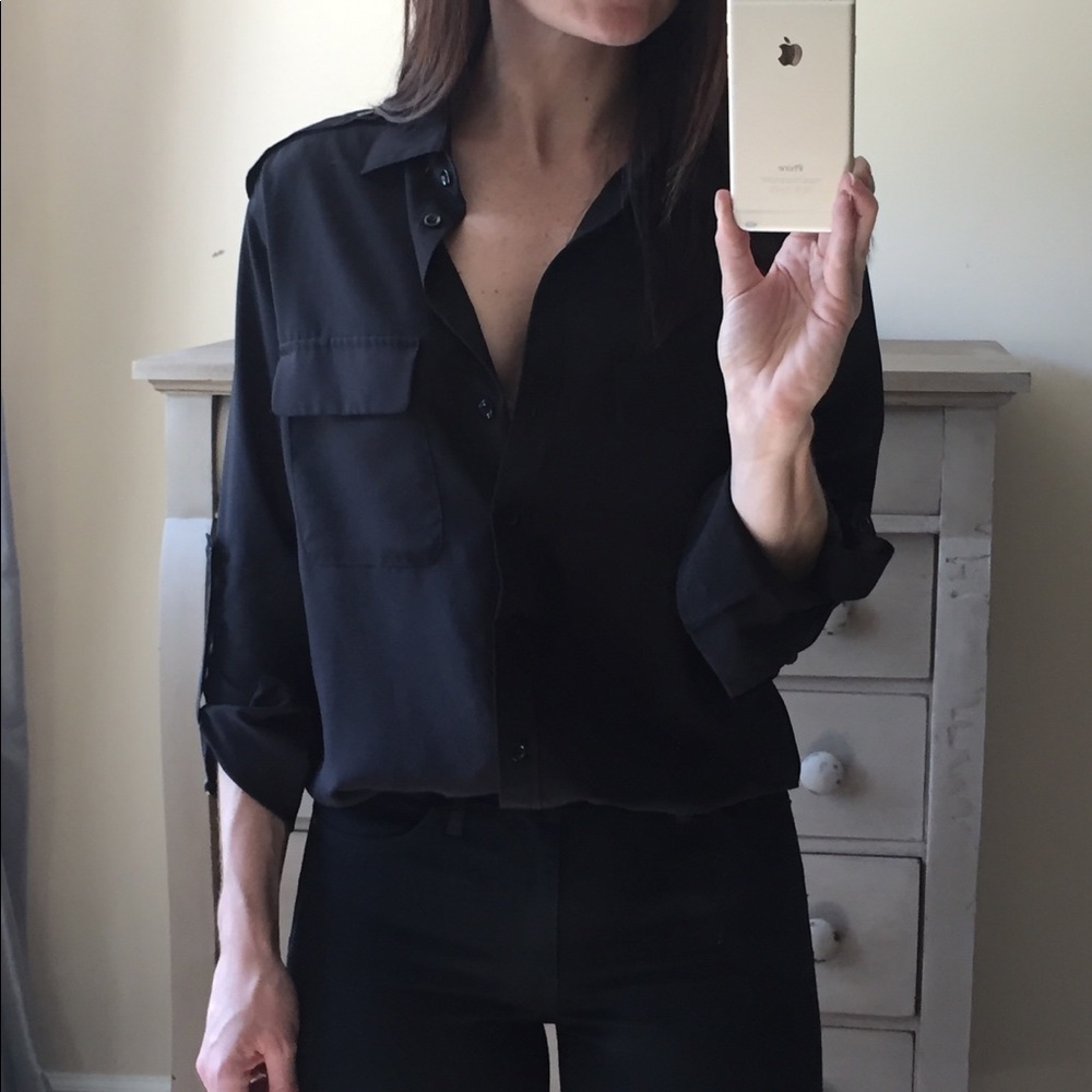 Eight Sixty Button-up Blouse